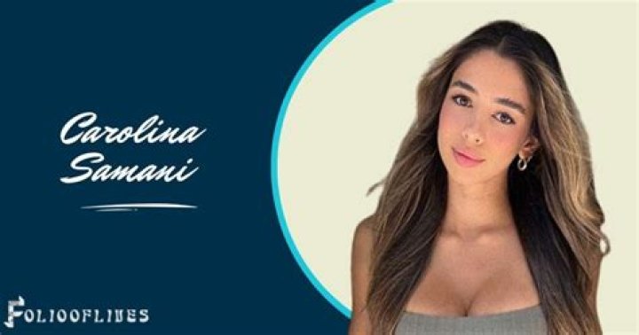 Carolina Samani's Exclusive Content Leaked: A Must-See For Fans